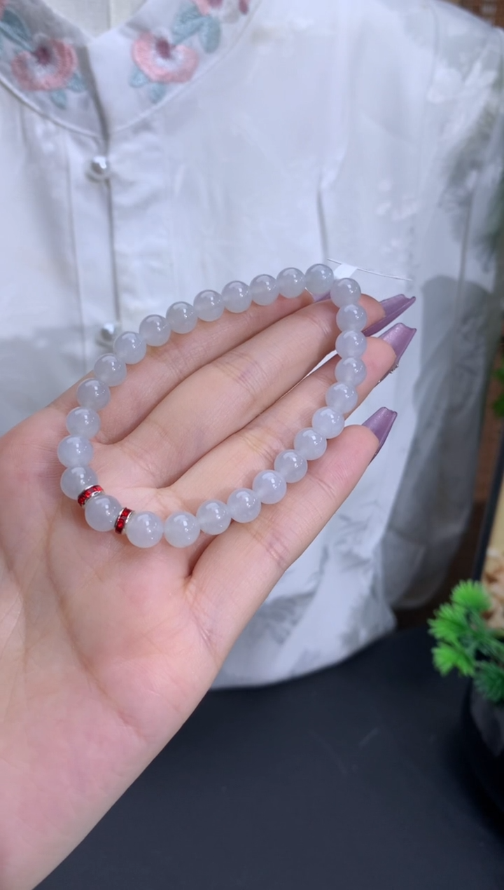 【闪购商品】翡翠手链未镶嵌卡6.7mm