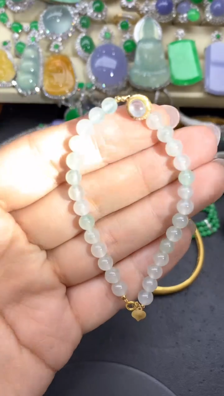 【闪购商品】翡翠手链未镶嵌342中国好珍宝