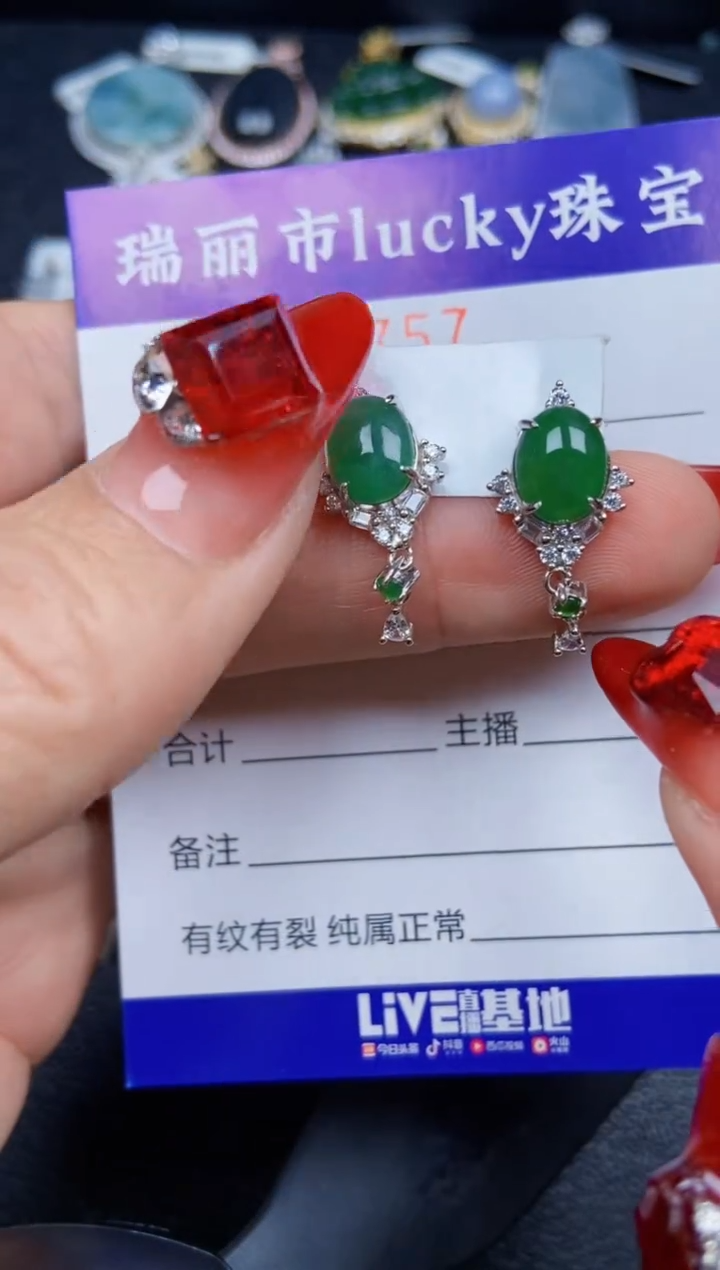 【闪购商品】翡翠颈饰银S925镶嵌9757