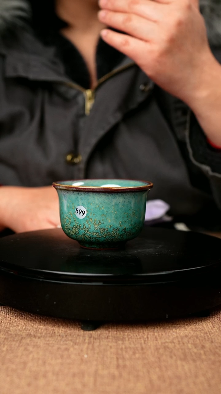 【闪购商品】599#段晓辉一级品原矿钧瓷炉钧釉压手杯