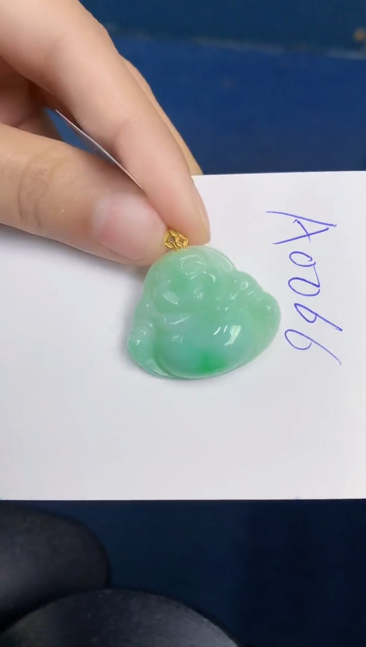 【闪购商品】翡翠颈饰18K金镶嵌000000000