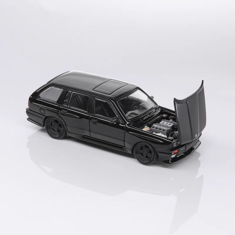 MORTAL 1/64 BMW 宝马E34 E30 Tuoring 瓦罐小比例合金汽车模型