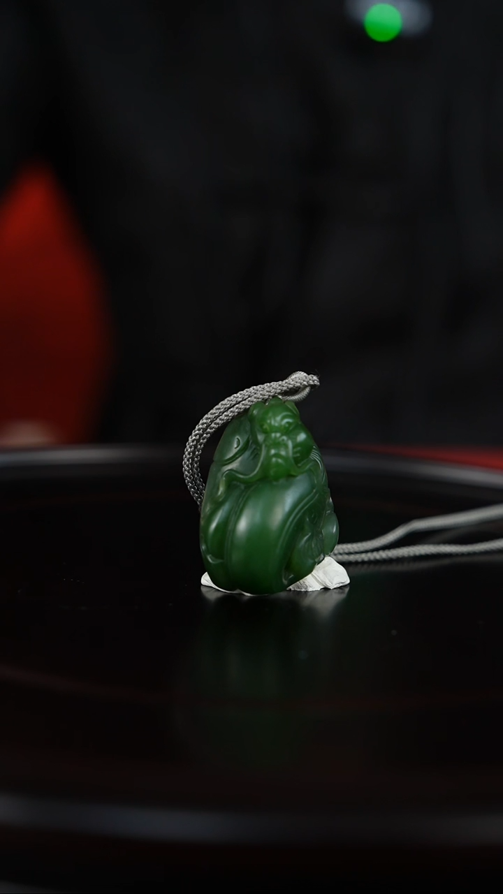 和田玉未镶嵌挂件（大雄）挂件037