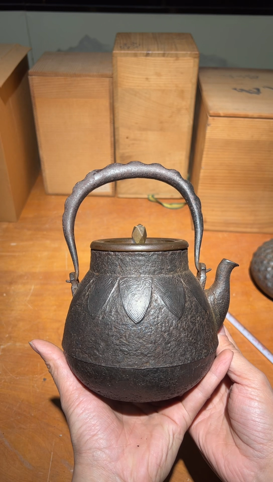 铁A4471铁壶中古周边/