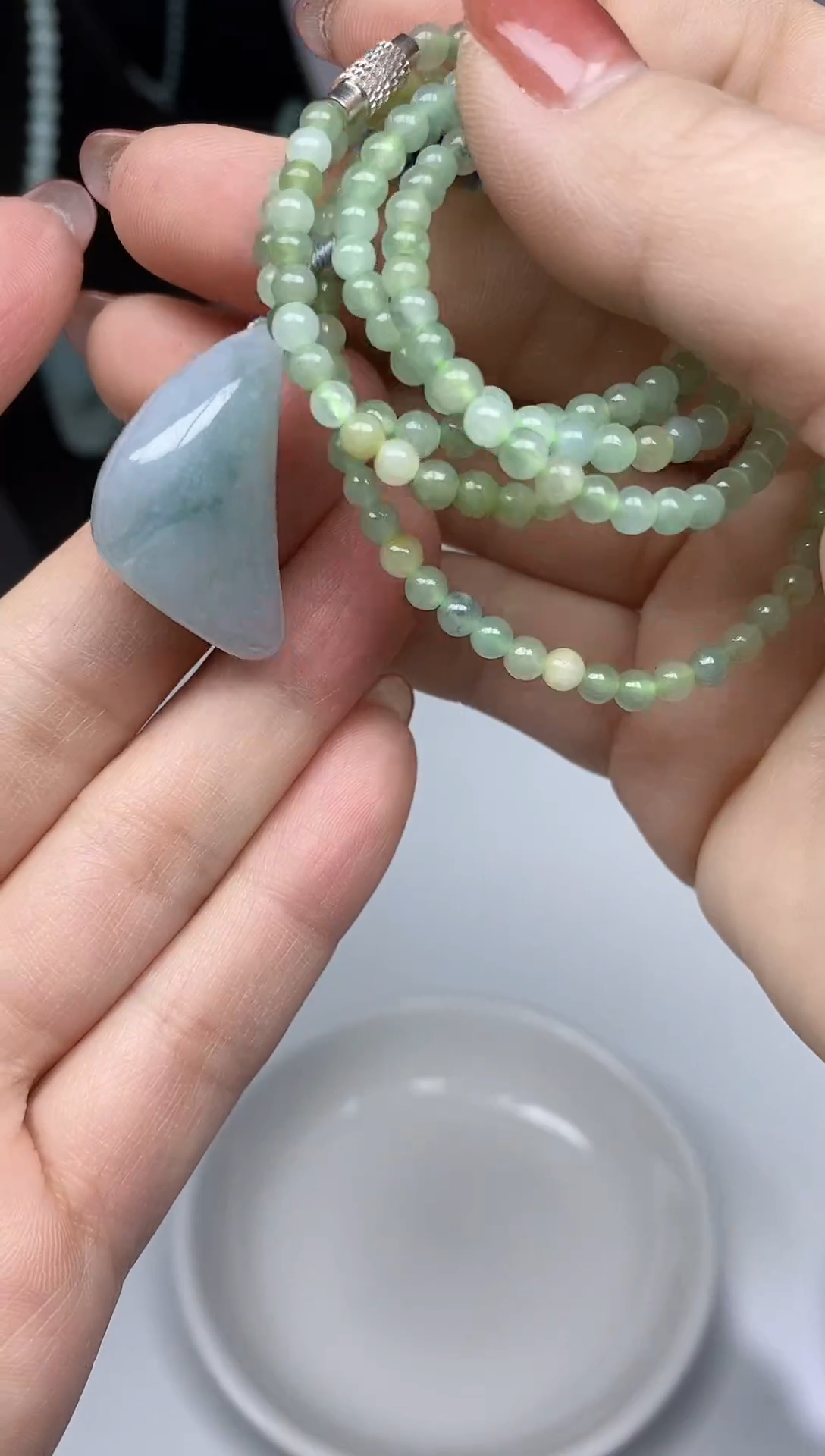 【闪购商品】翡翠颈饰未镶嵌天然缅甸翡翠A货随型挂件