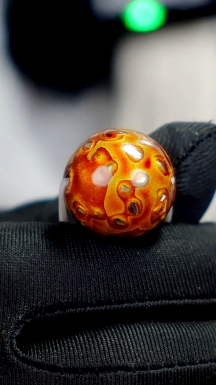 疯子大漆鎏金螺钿20mm