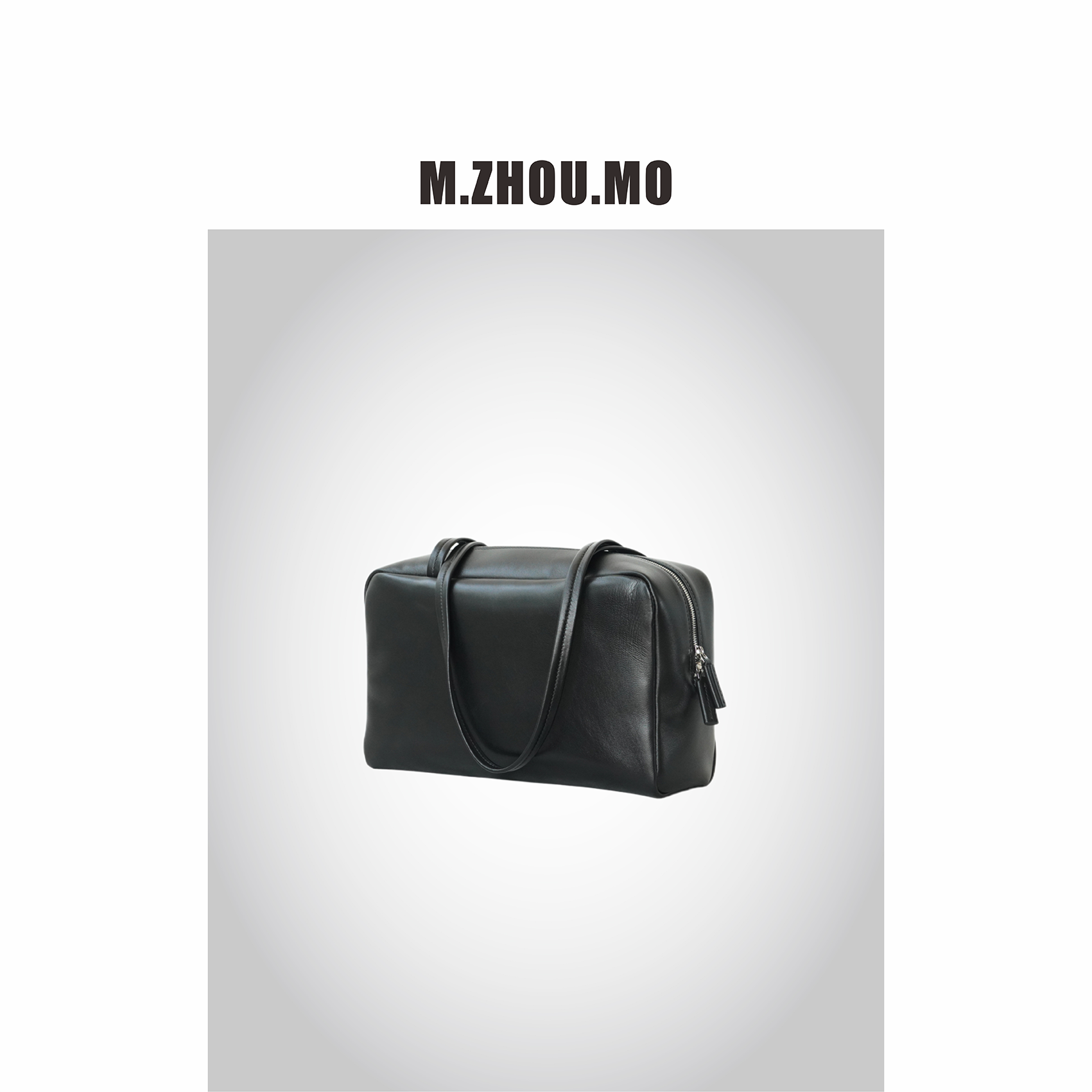 M.ZHOU.MO 通勤中古款单肩手拎包 大容量 简约气质高品质