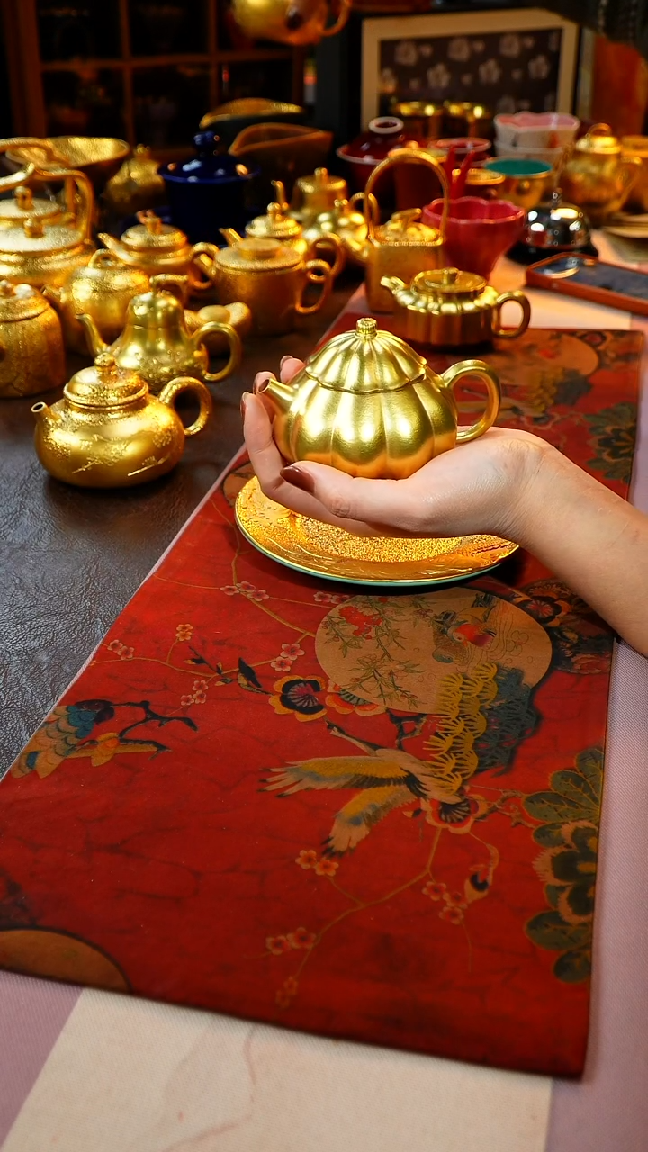 茶杯紫砂【宜景窑系列】金壶