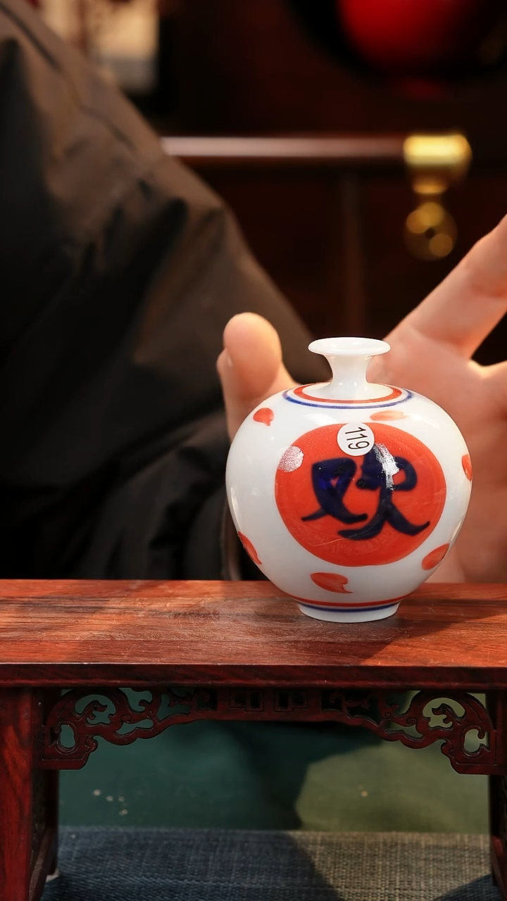 【闪购商品】摆件釉下彩纯手工手绘原创瓷器