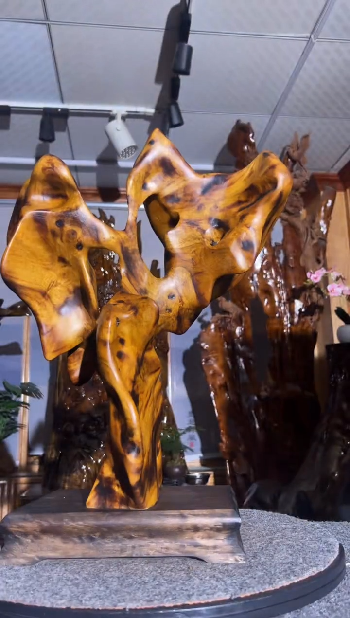 【闪购商品】金丝楠小叶桢楠乌木摆件