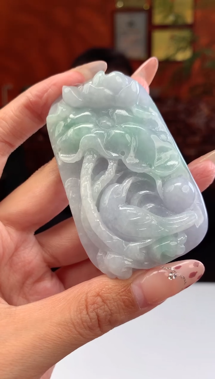 【闪购商品】定制翡翠未镶嵌挂件发货（拍一发一）