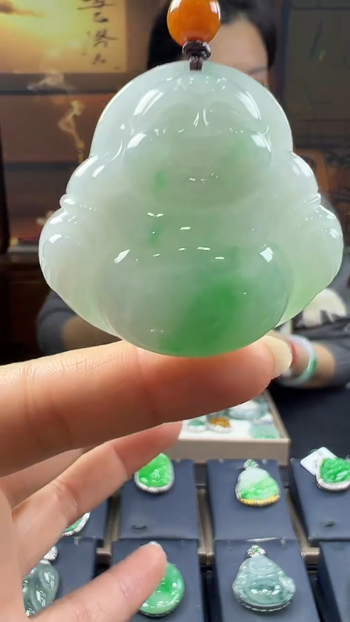 未镶嵌挂件翡翠佛公