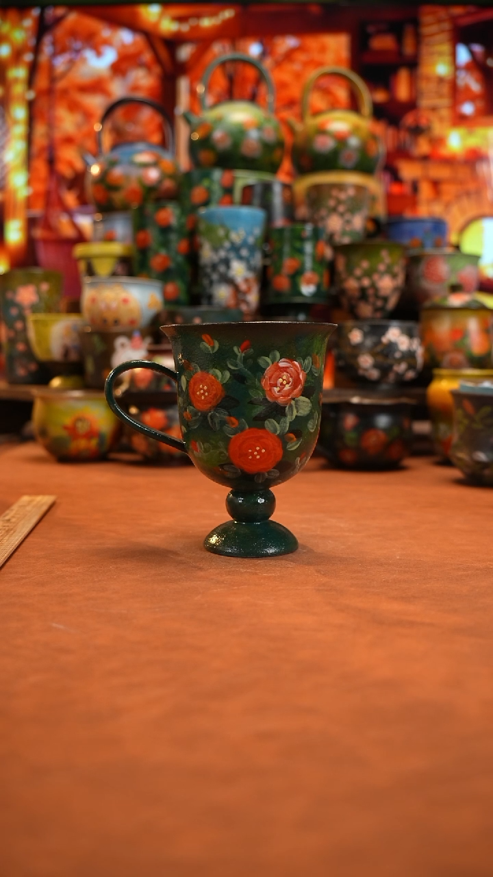 油画   釉下彩   杯子