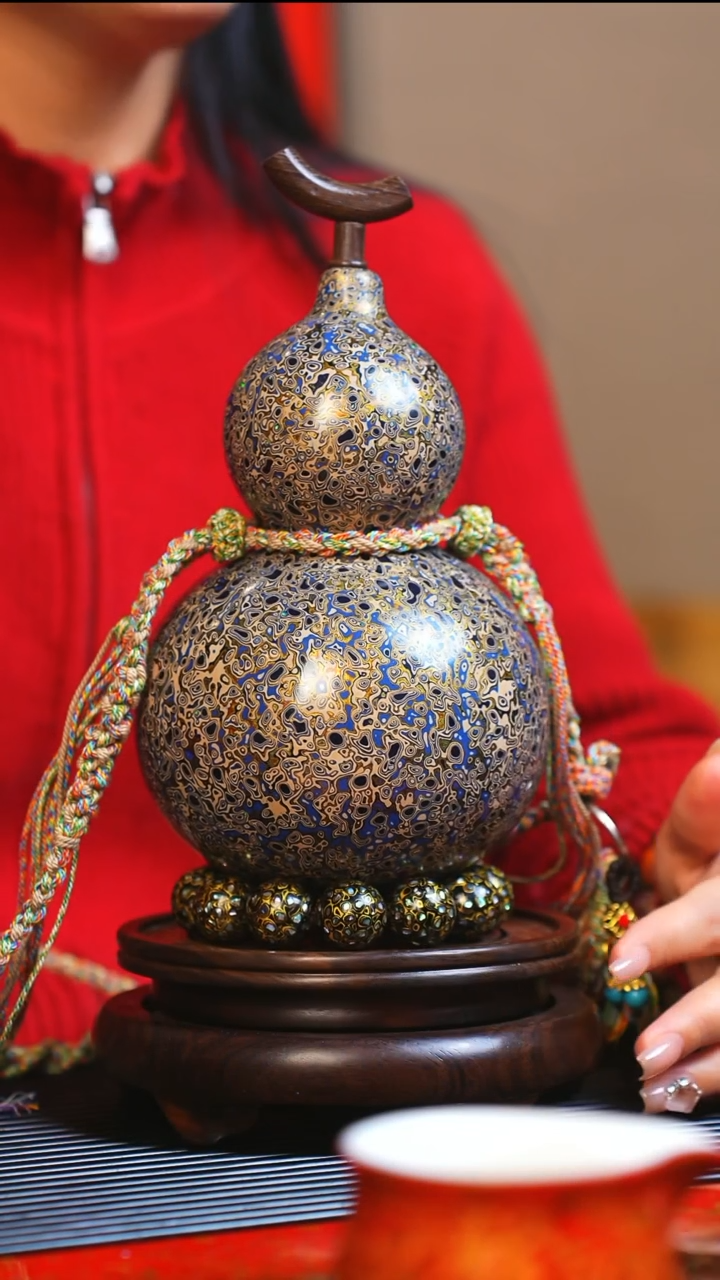 【闪购商品】JQ185大师姐臻选非遗大漆酒葫芦