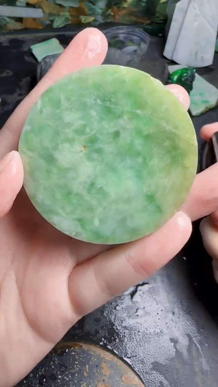 未镶嵌挂件翡翠天然翡翠073