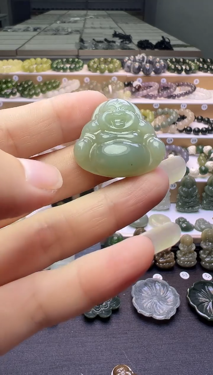 颈饰未镶嵌和田玉67号链接有包容约卡28*28*7