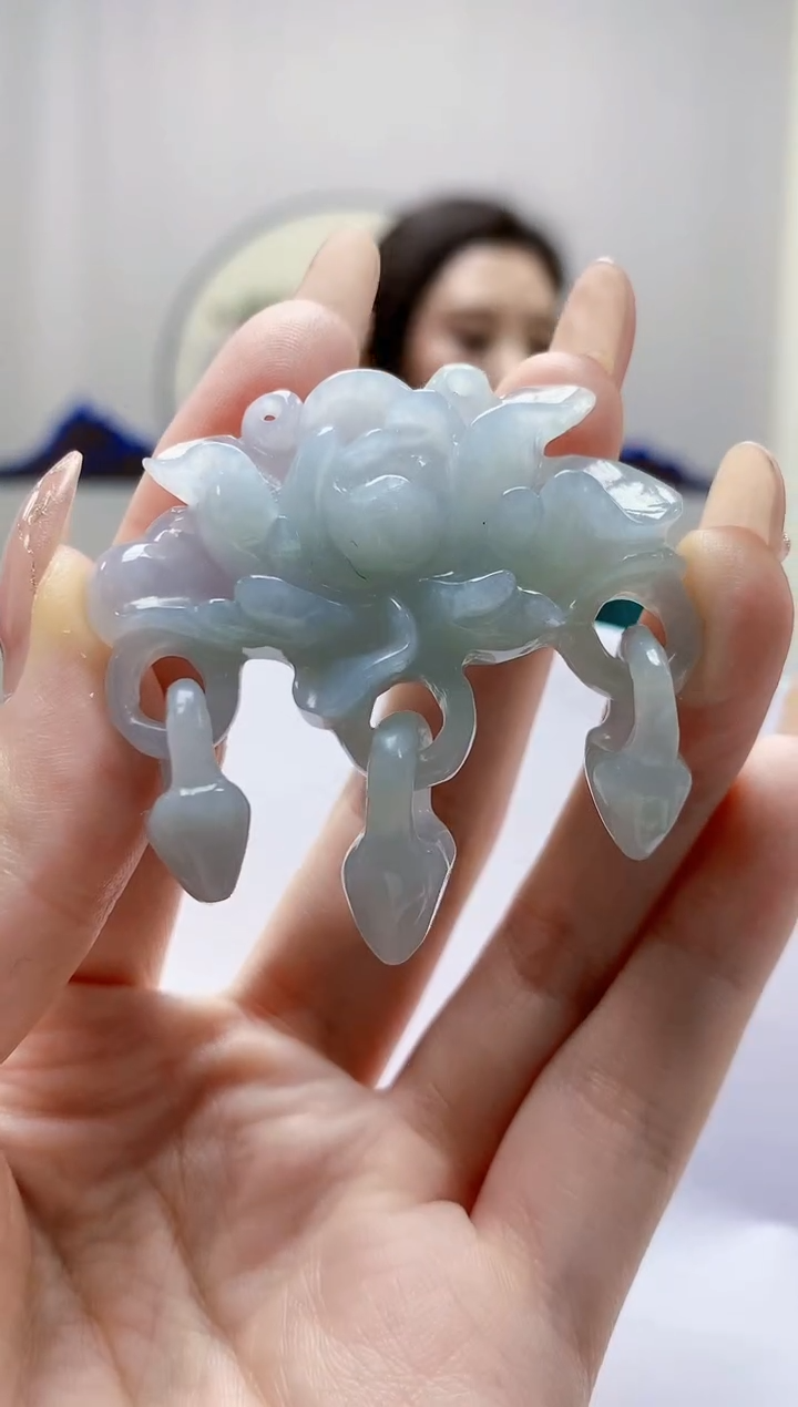 未镶嵌定制翡翠4829jw-毛货挂件30