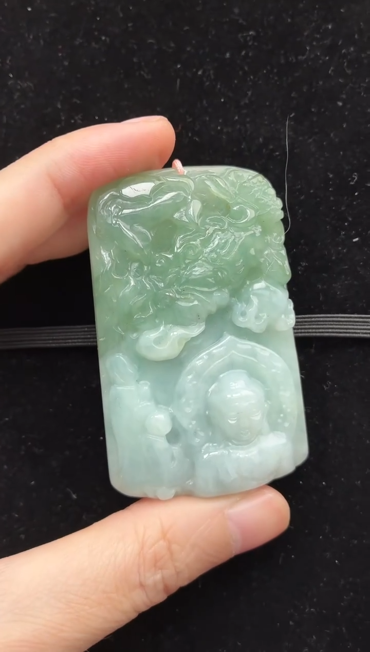 颈饰未镶嵌翡翠牌子