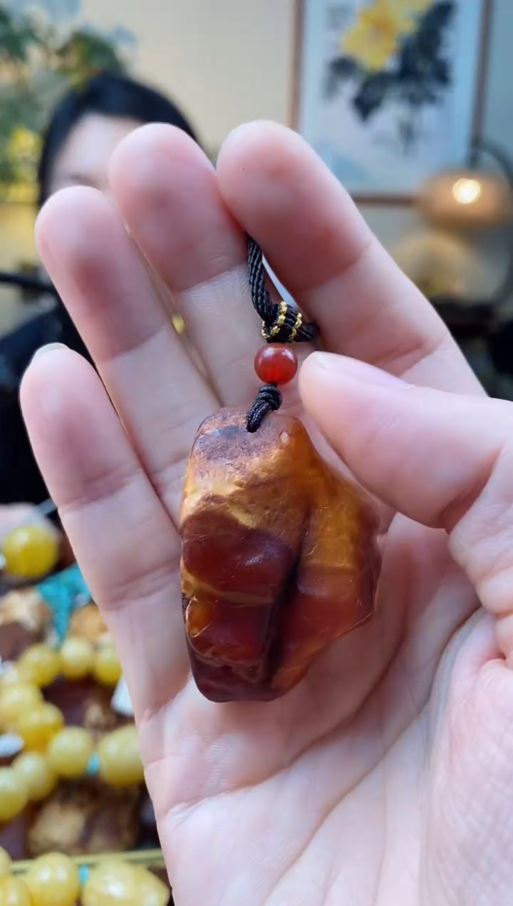 【闪购商品】琥珀颈饰未镶嵌吊坠