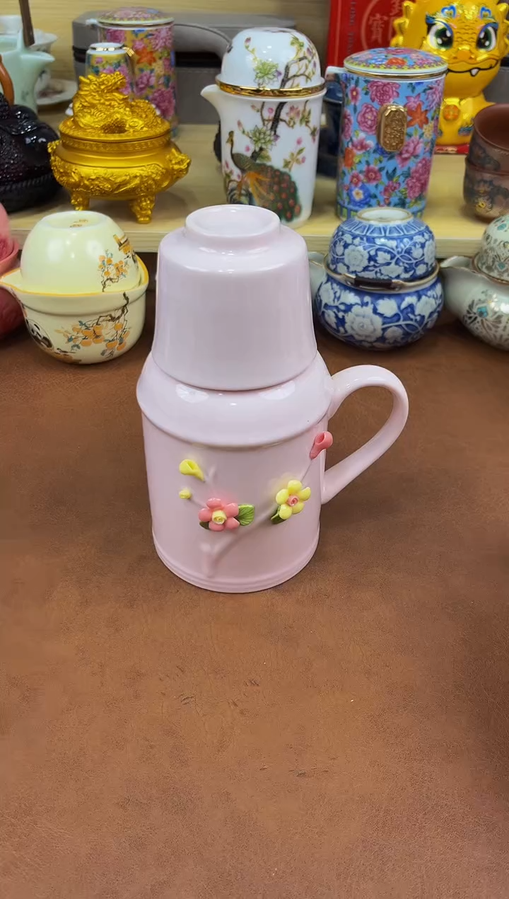 陶瓷茶具摆件旅行套组