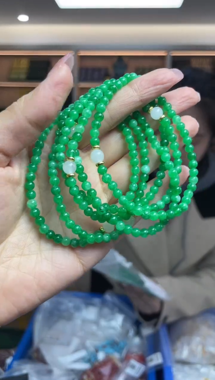 【闪购商品】翡翠手串未镶嵌多样性发一件