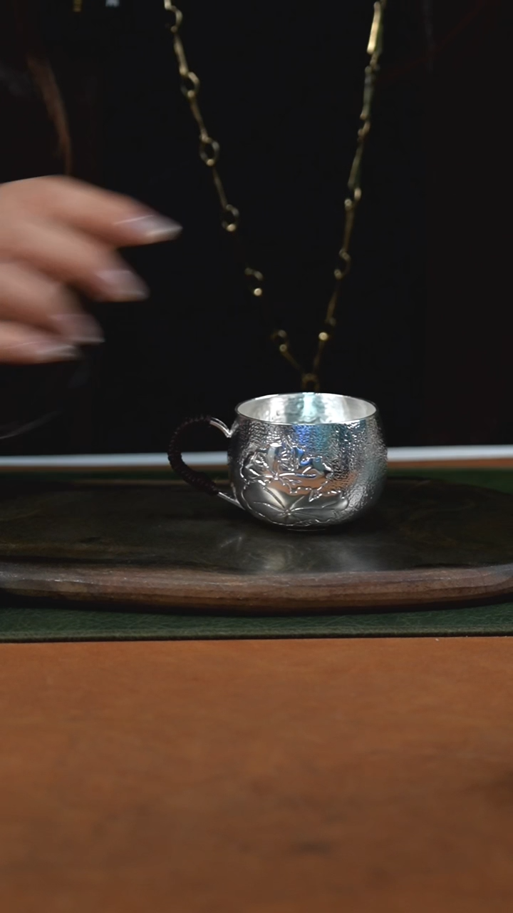 新品手工莲花主人杯