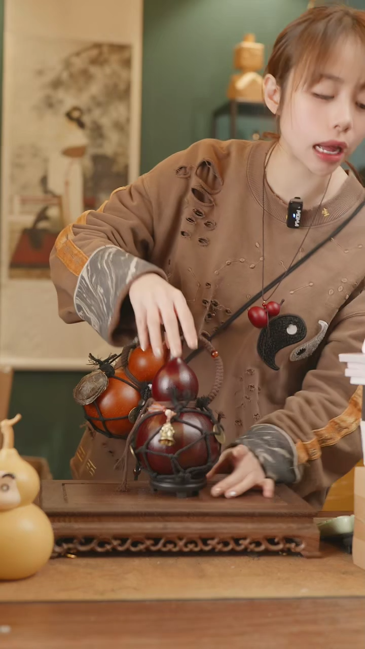 【闪购商品】335号精品天然大漆工艺防渗内胆酒葫芦~