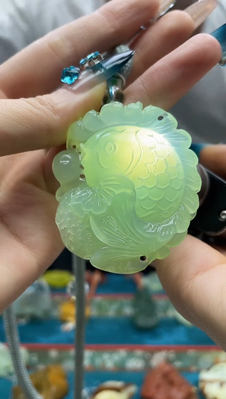 未镶嵌岫玉吊坠多样性发*货拍一发一