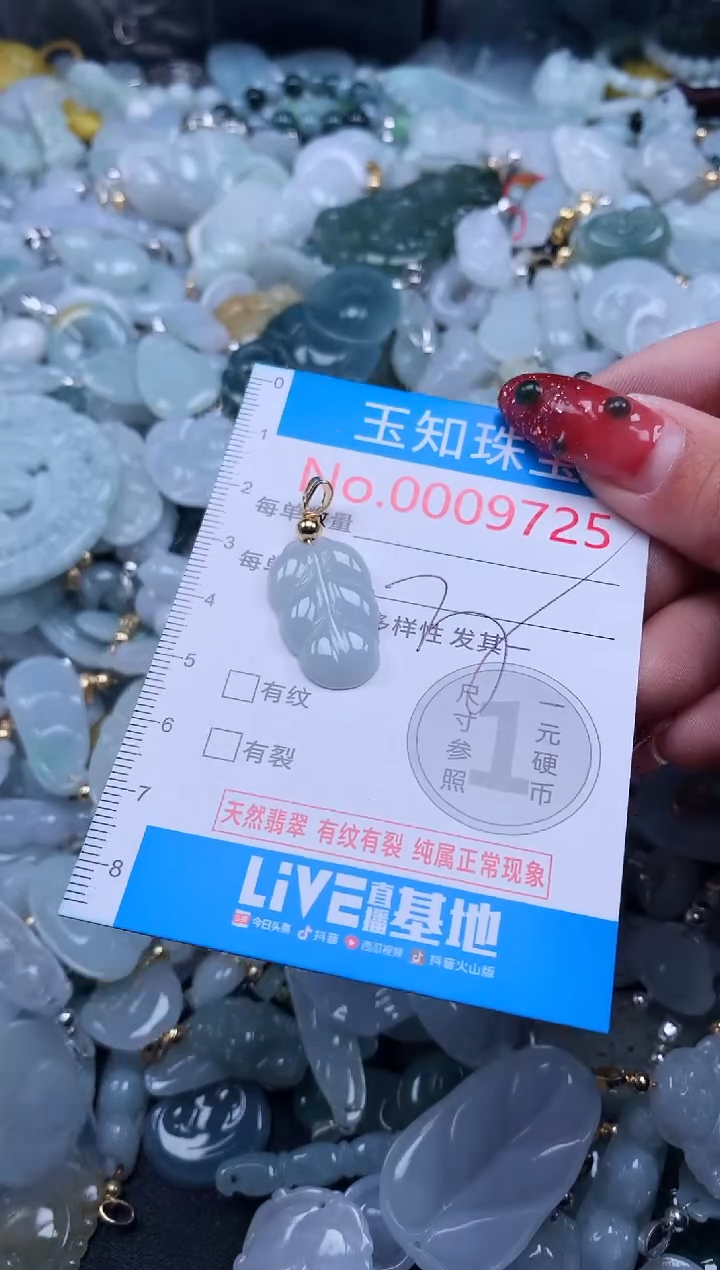 【闪购商品】翡翠吊坠(不含链)未镶嵌9725