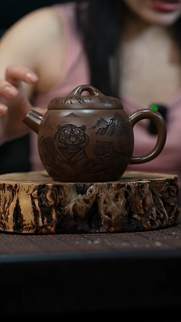 茶壶紫砂宜兴岁颐传砂原矿全手20