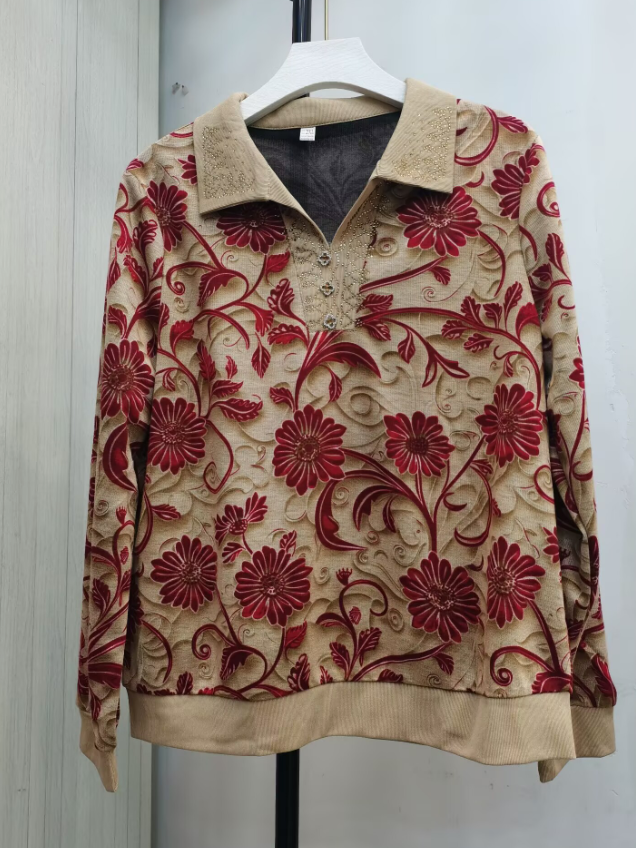 反季清仓妈妈奶奶装中年女春季休闲上衣宽松舒适长袖薄外套工厂清