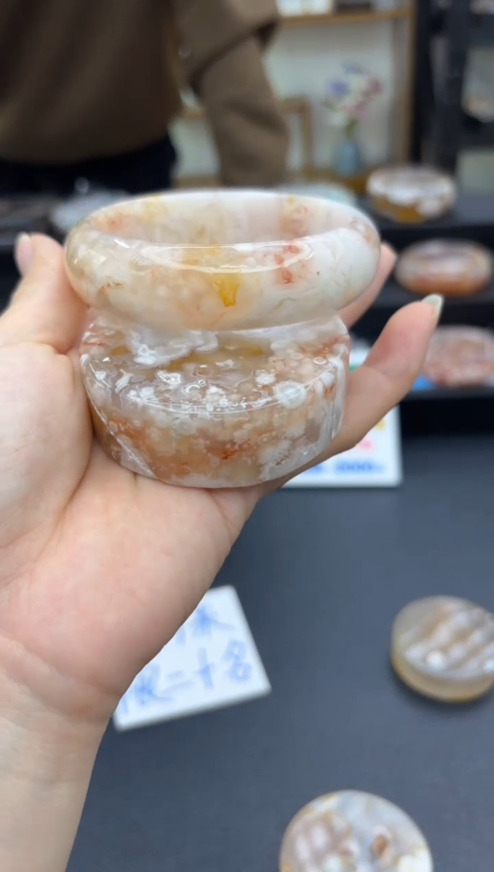 【闪购商品】石英质玉手镯未镶嵌C580(63圈赠送镯心)