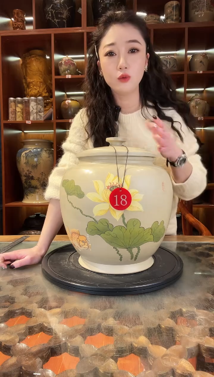 【闪购商品】缸云南建水紫陶白泥缸@18