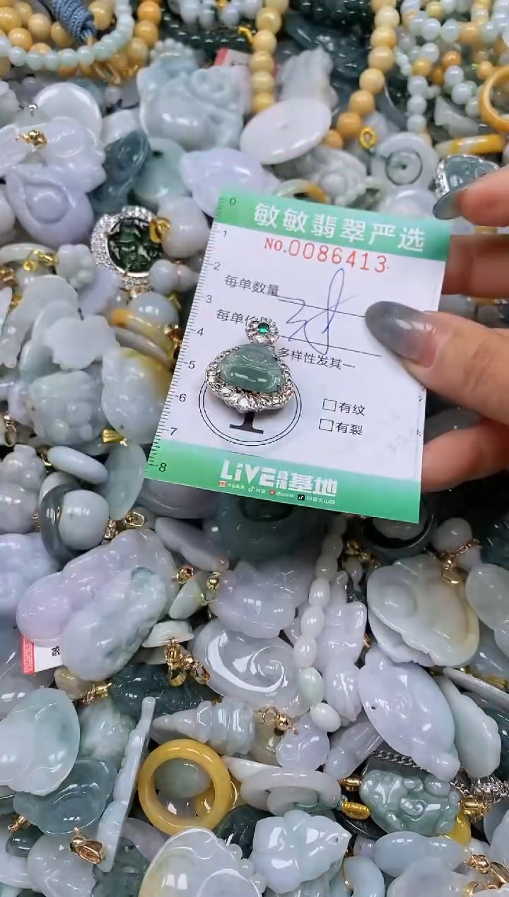 【闪购商品】翡翠颈饰未镶嵌闪购0086413