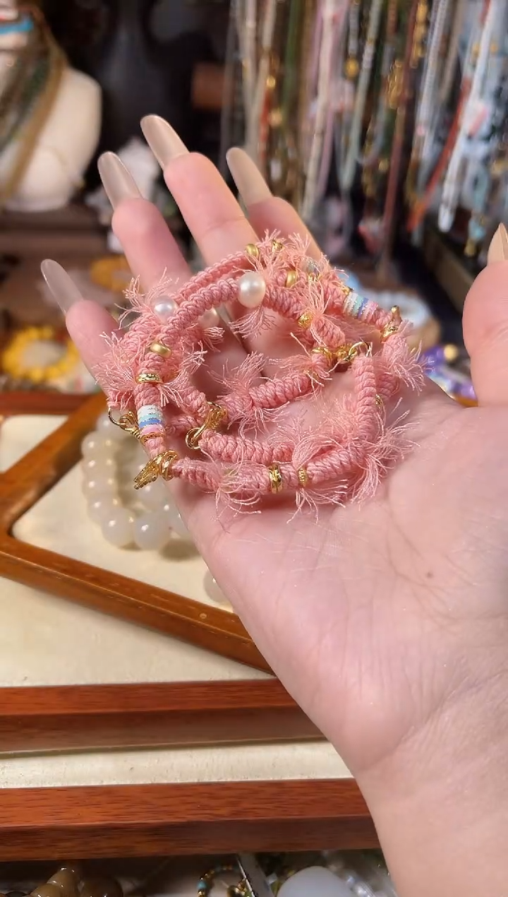 【闪购商品】淡水珍珠手串银S925镶嵌多样性发货其一