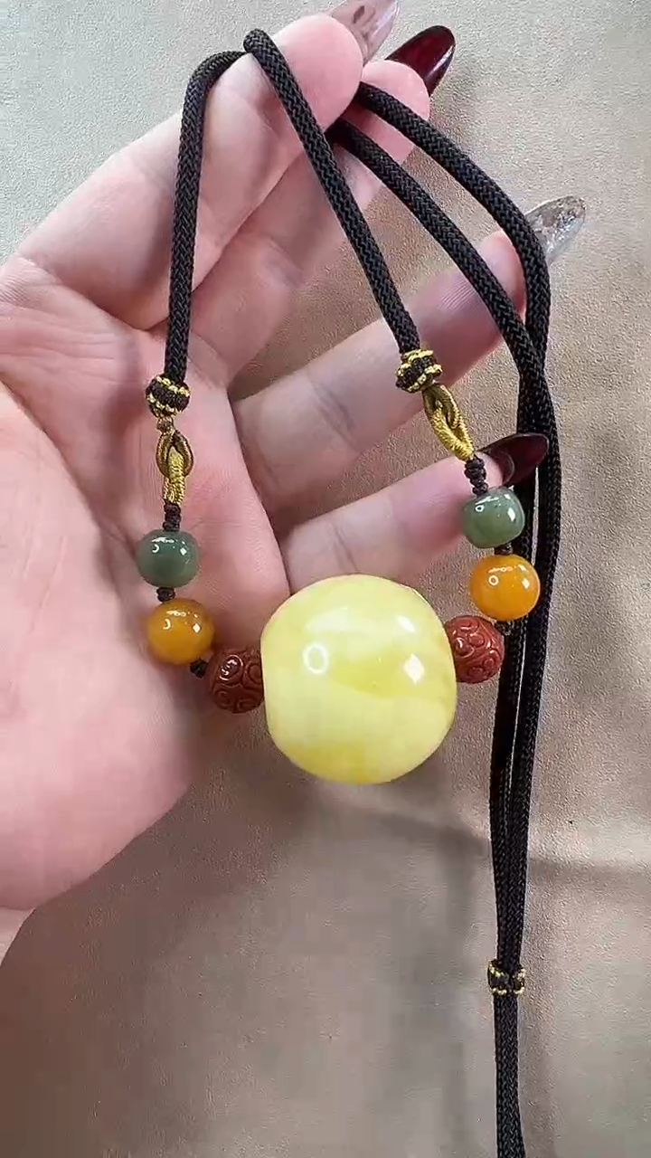 【闪购商品】琥珀颈饰未镶嵌吊坠