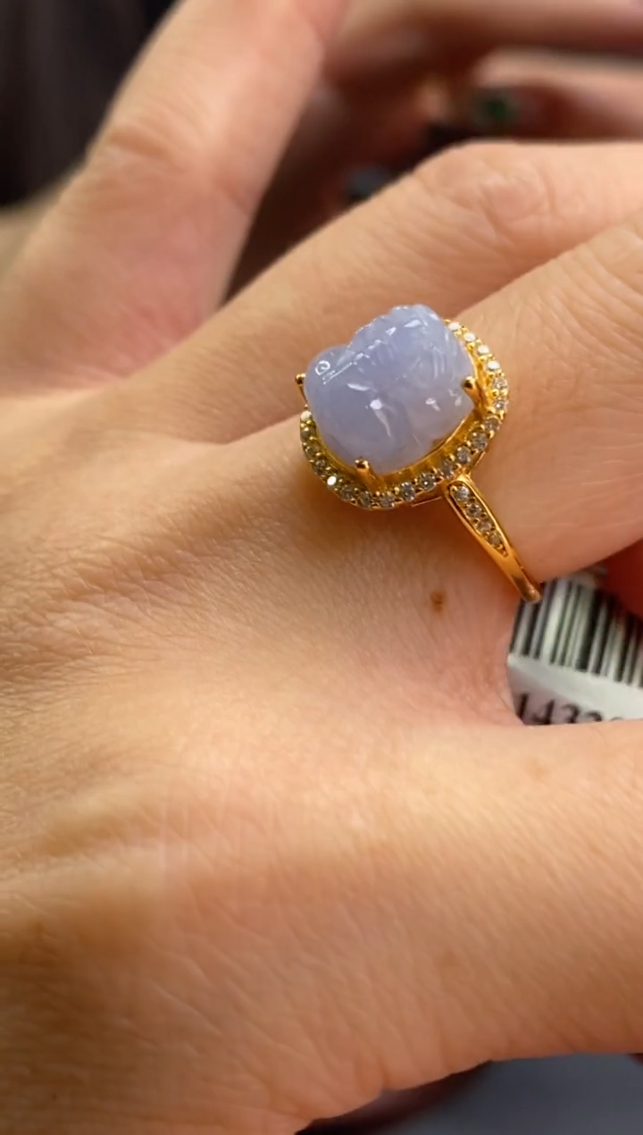 颈饰银S925镶嵌翡翠净货14320