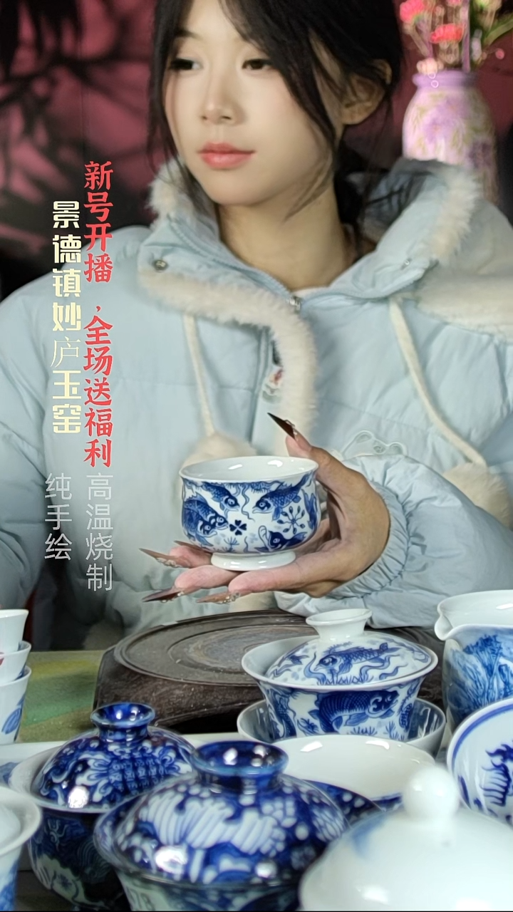 盘陶欧**米妙庐玉窑鱼澡如式