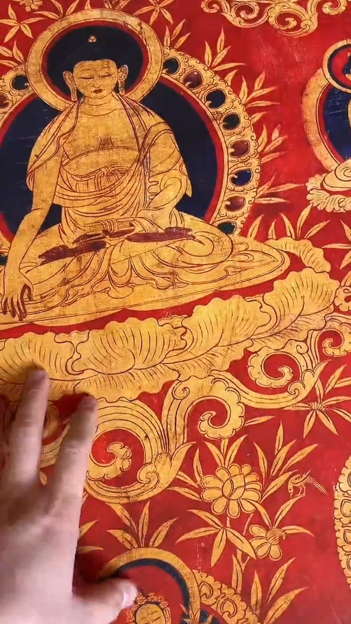 卷轴画手绘唐卡147