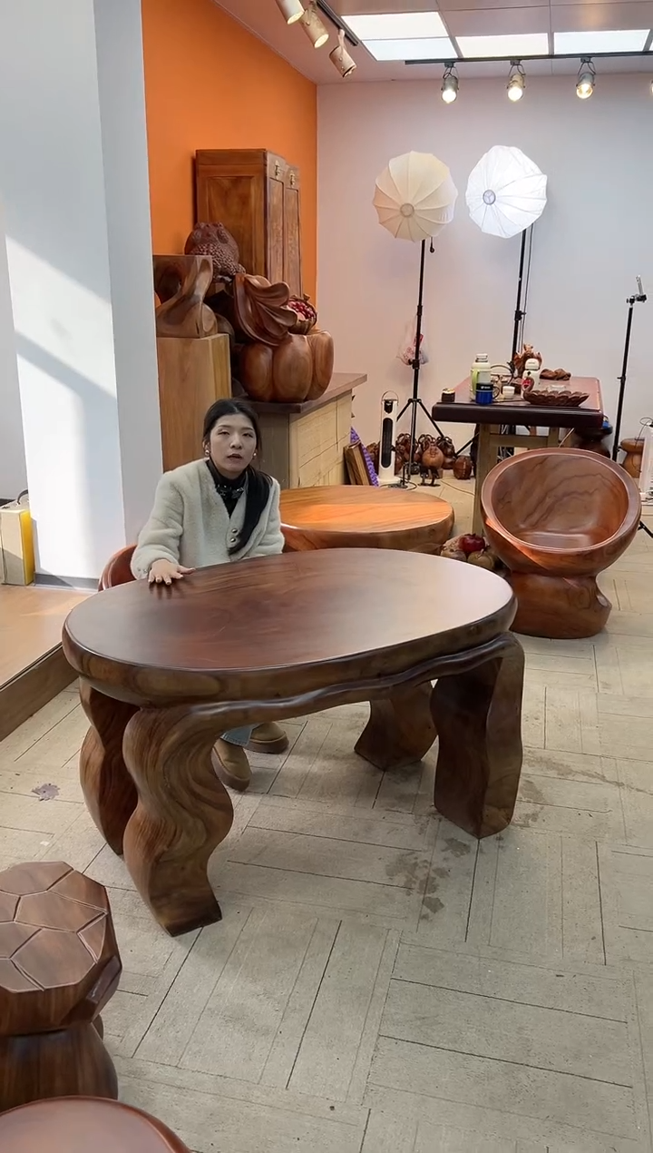 【闪购商品】稳定木实木创意茶桌