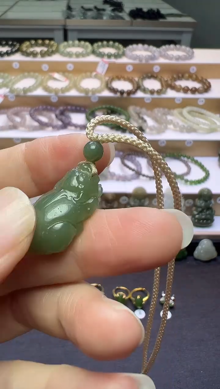 颈饰未镶嵌和田玉112号链接约卡25*14*9