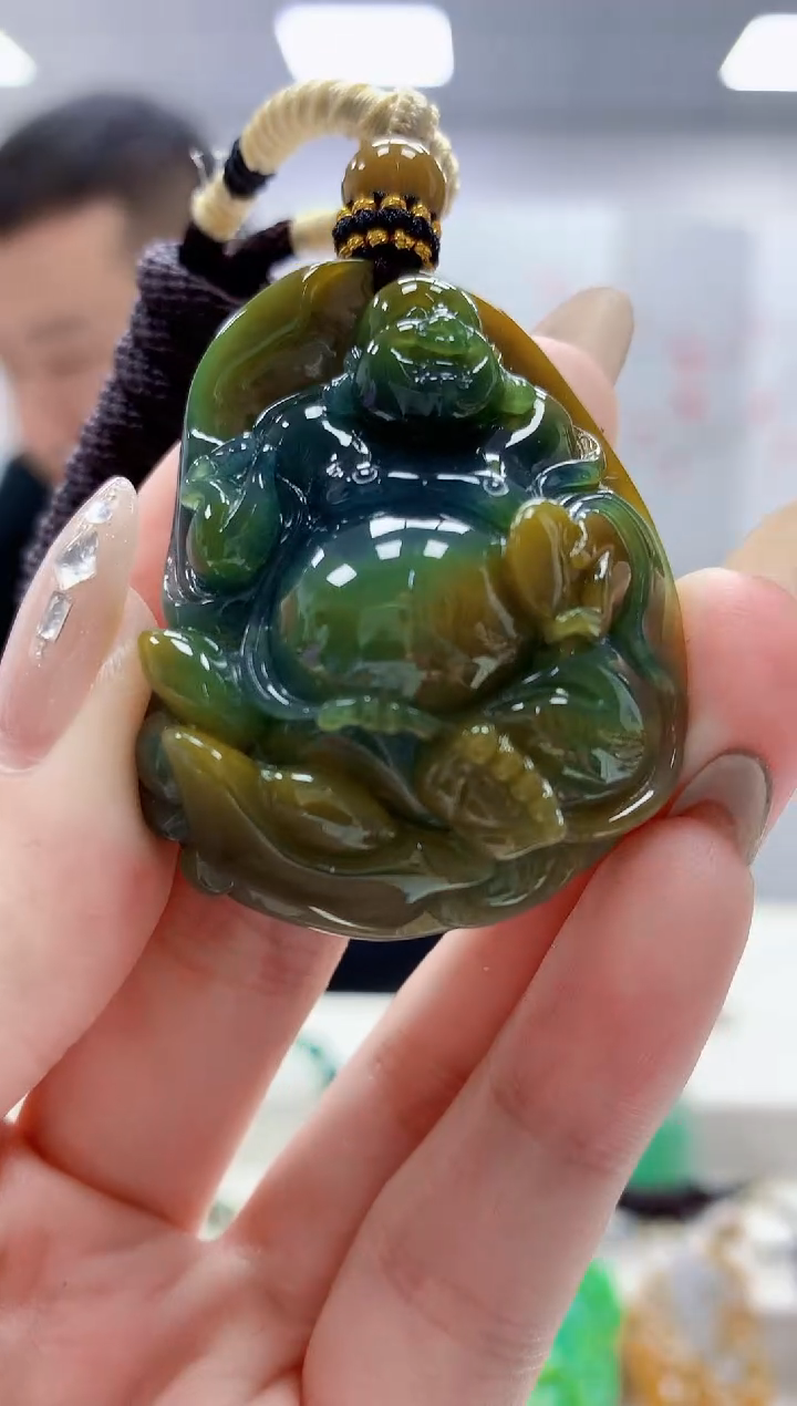 未镶嵌定制翡翠4898jw-毛货挂件103