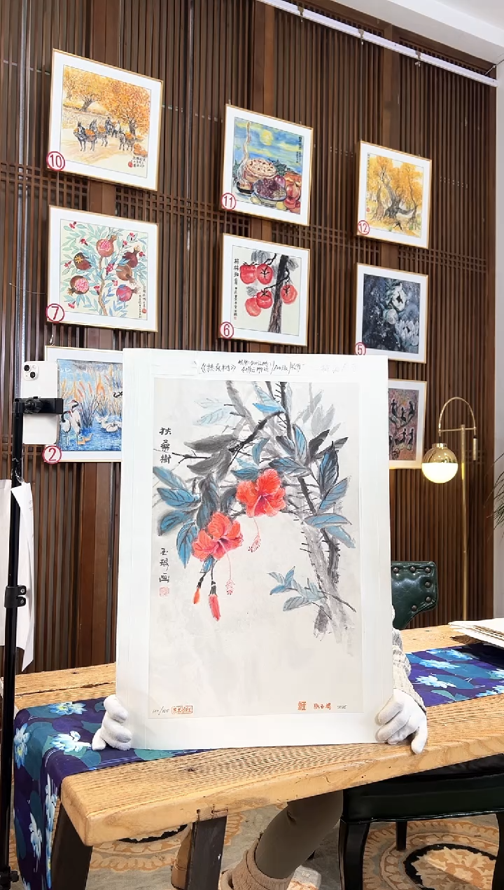 版画版画耿玉琨名章限量版画S