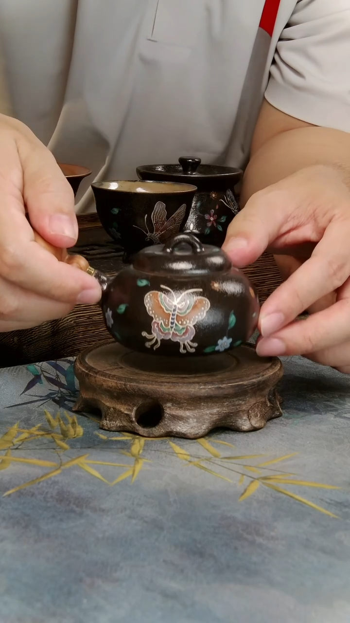 亘古茶具福利分享@侧把壶