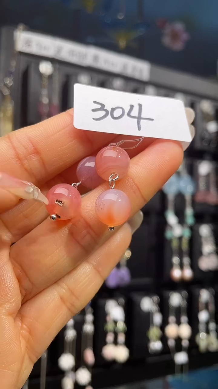 银S925镶嵌耳饰紫晶瑕喜欢拍