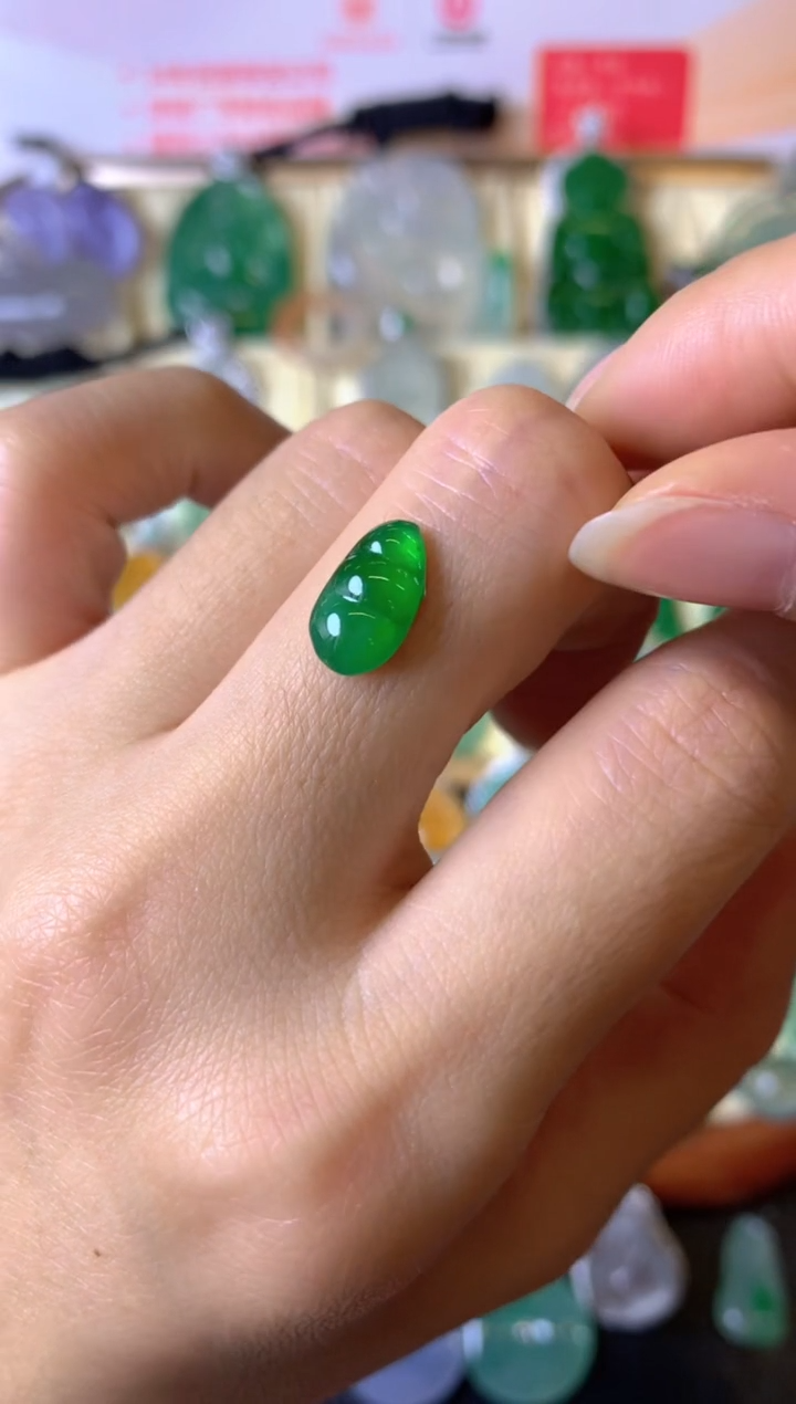 【闪购商品】定制翡翠未镶嵌1裸玉（客户意向镶嵌）