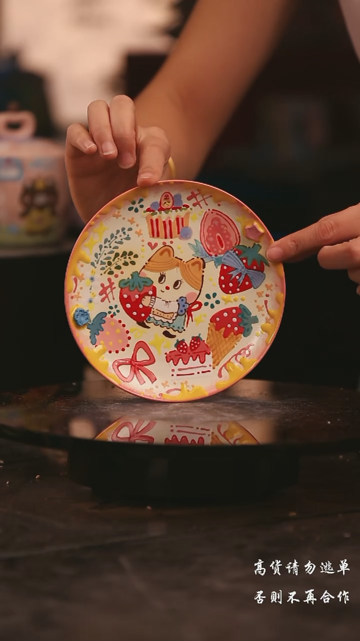 陶瓷景德镇可爱设计师款陶瓷