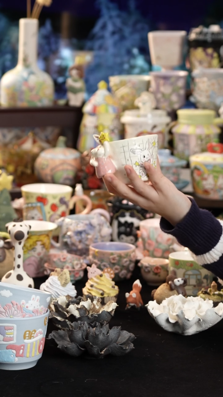 其他陶景德镇釉下彩手绘设计师款陶瓷