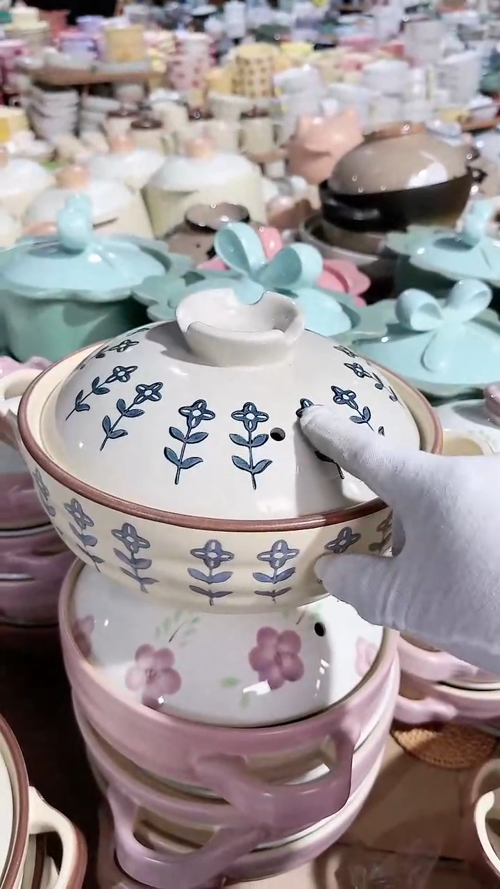 【闪购商品】瓷片2.5升 砂锅 微瑕凑满20元包邮