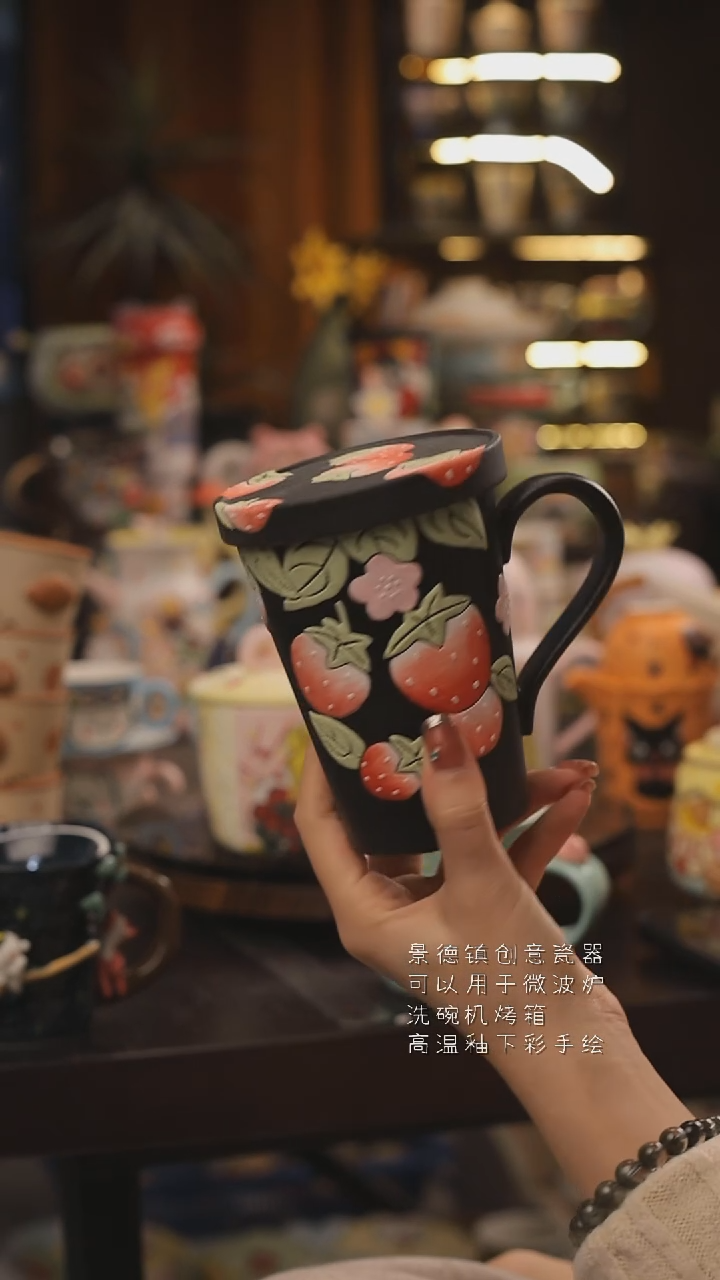 景德镇釉下彩绘设计师款式陶瓷